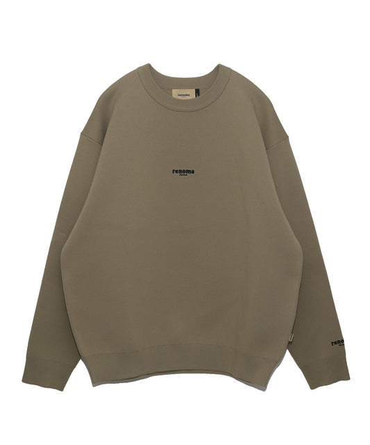 DOUBLE JACQUARD CREW NECK KNIT