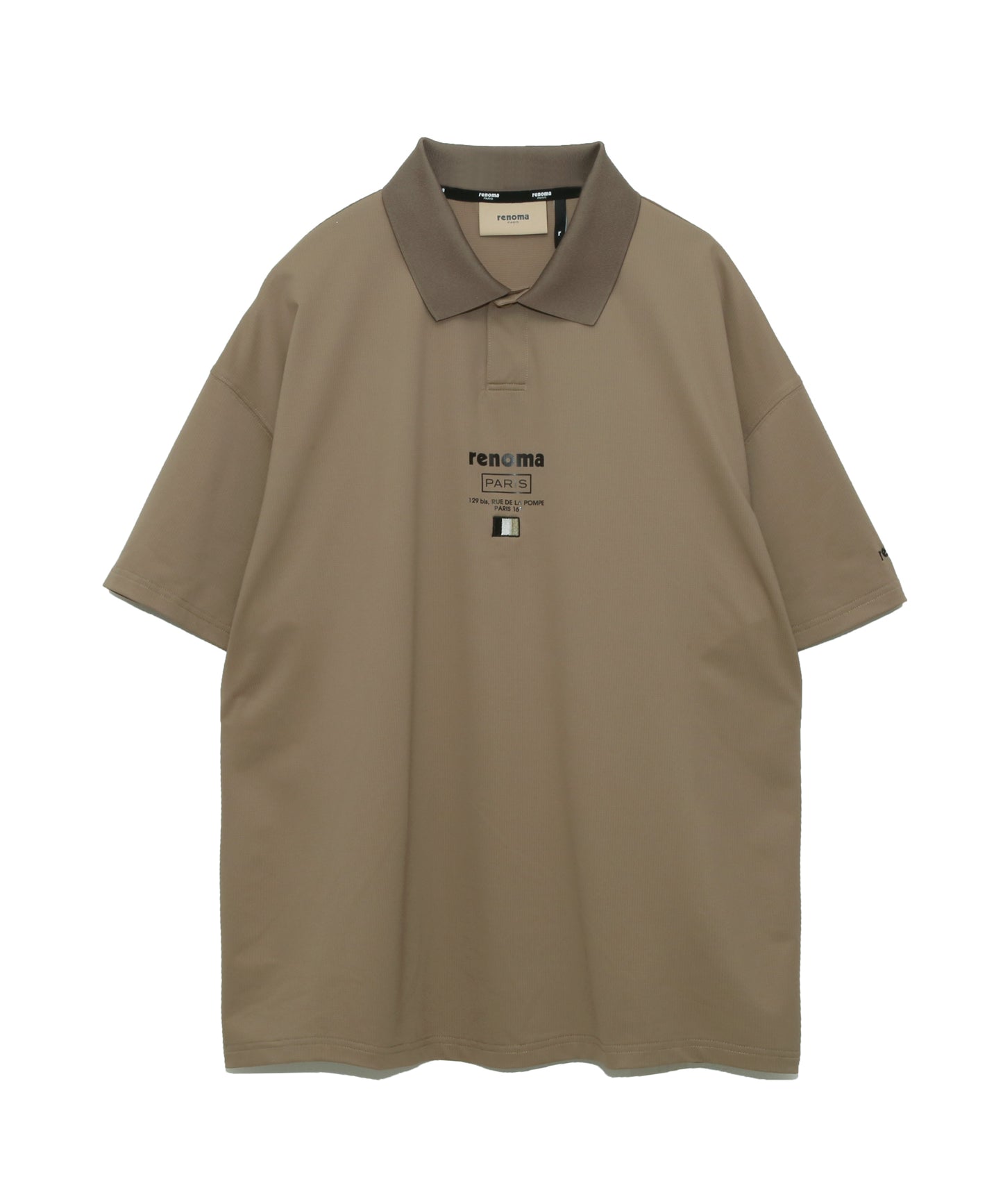 FLAG LOGO DRY MESH POLO S/S