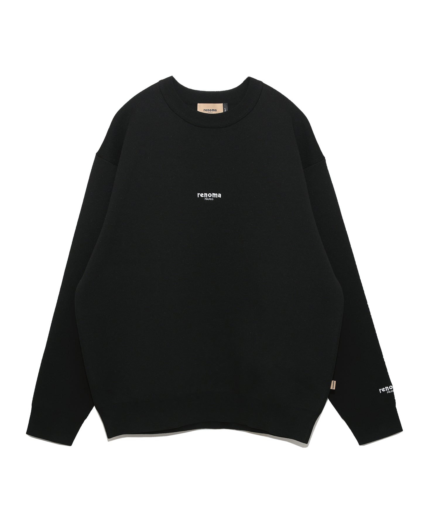 DOUBLE JACQUARD CREW NECK KNIT