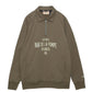 HALF ZIP COLLARED SWEAT SHIRTS LS