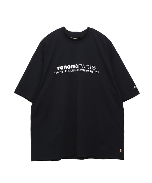 ADDRESS LOGO PRINT CREW NECK T-SHIRT