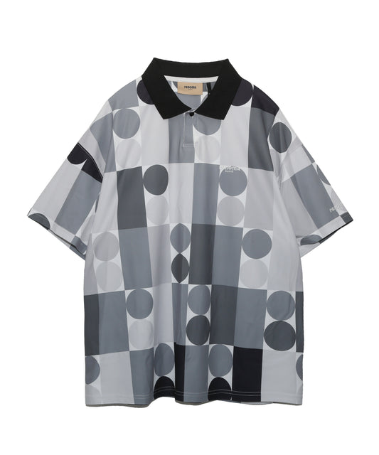 "r" LOGO PRINT CLERIC POLO S/S