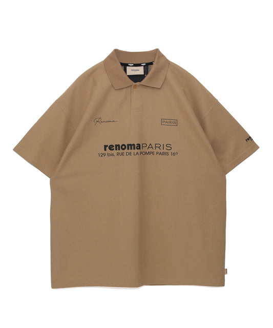 BACK SIDE SWITCHING POLO SHIRTS S/S
