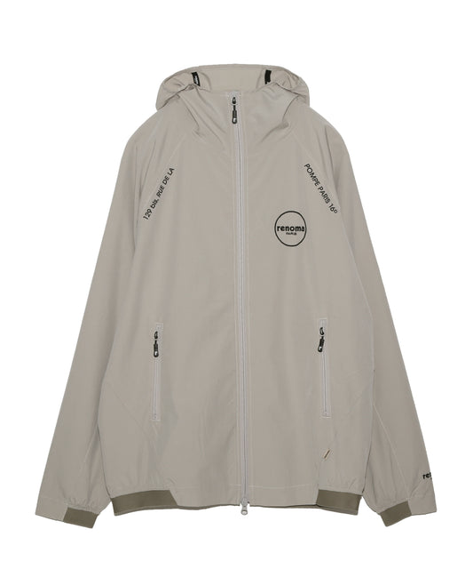 RIBBED HEM TASLAN HOODIE