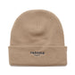 BRAND LOGO CUFF KNIT CAP