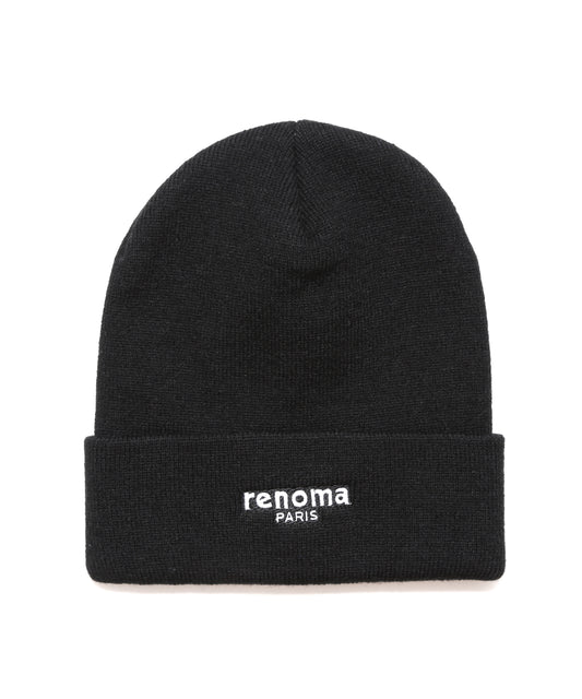 BRAND LOGO CUFF KNIT CAP