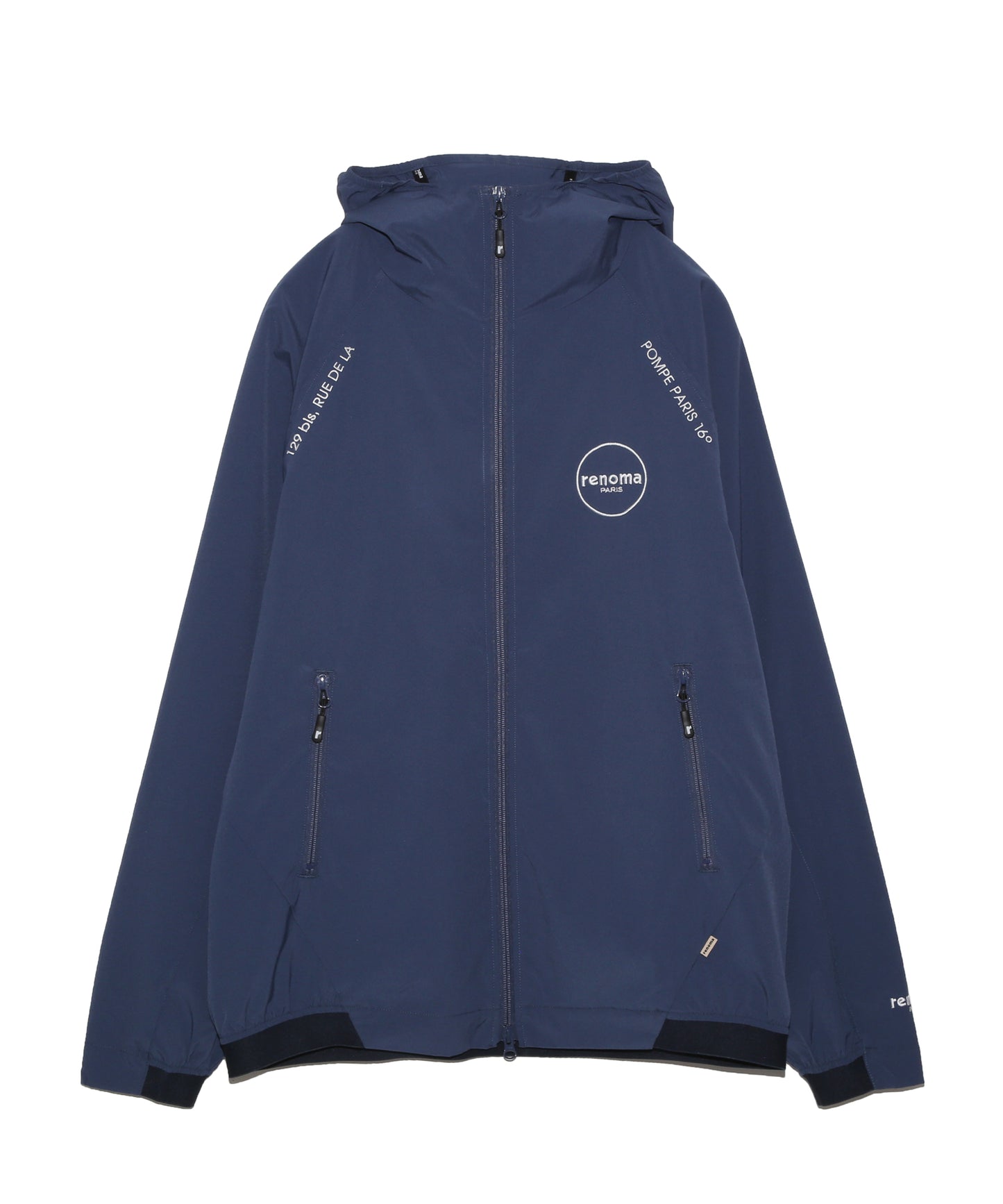 RIBBED HEM TASLAN HOODIE