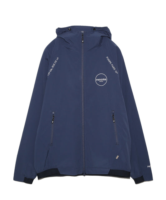 RIBBED HEM TASLAN HOODIE