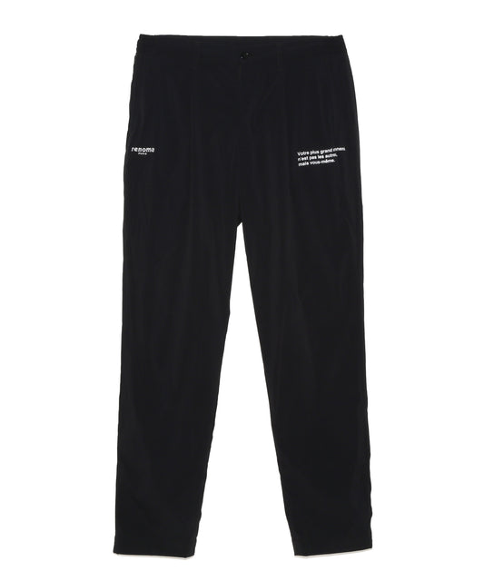 NYLON STRETCH TUCK PANTS