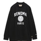 BASIC COLLEGE LOGO MOCK NECK T LS