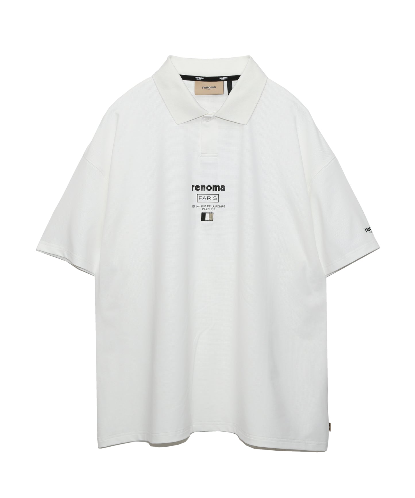 FLAG LOGO DRY MESH POLO S/S