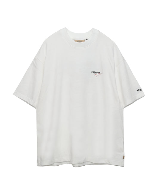 SIGN EMBROIDERY CREW NECK T-SHIRT