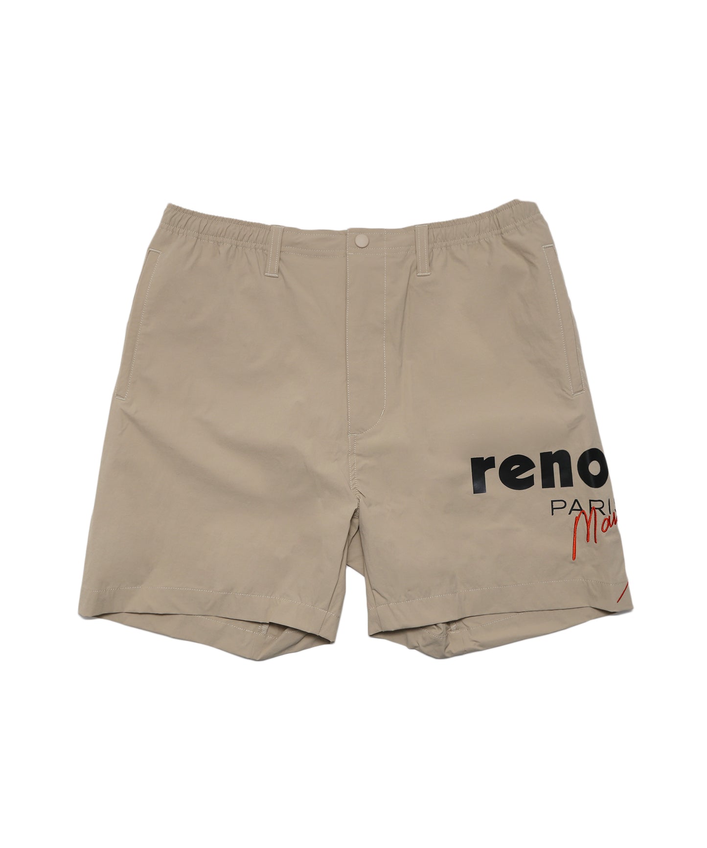 SIGN EMBROIDERY SHORTS