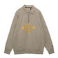 HALF ZIP COLLARED SWEAT SHIRTS LS