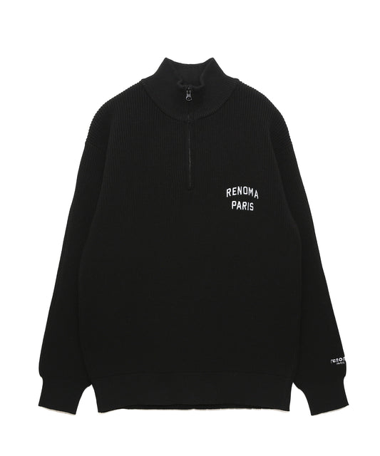 HALF ZIP SWEATER