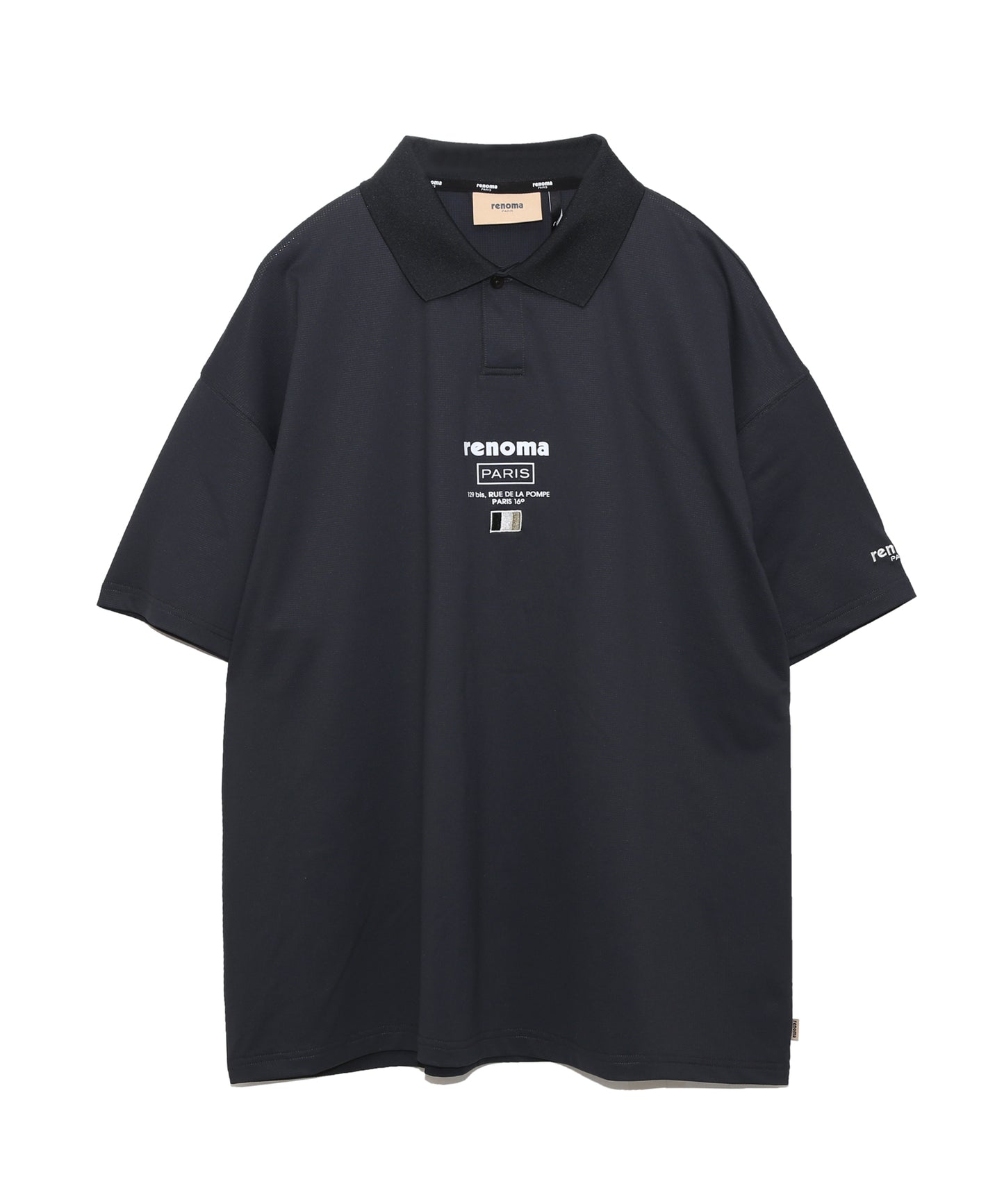 FLAG LOGO DRY MESH POLO S/S