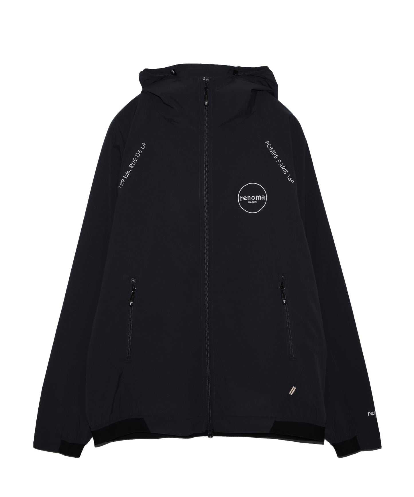 RIBBED HEM TASLAN HOODIE