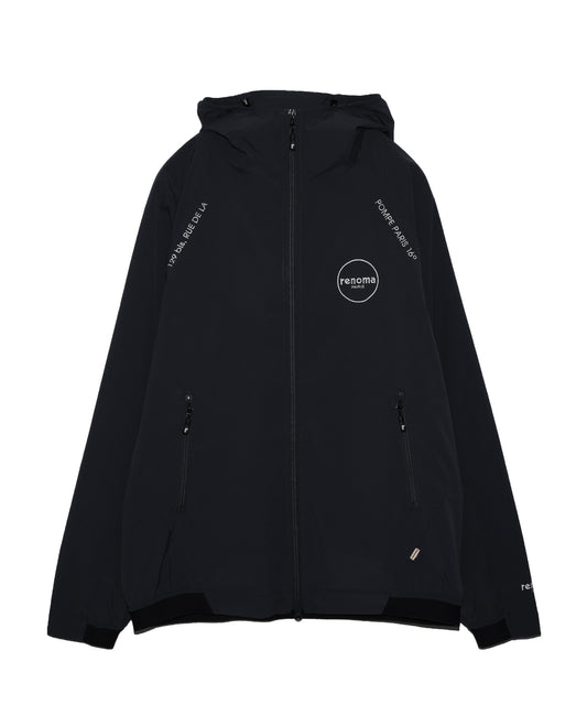 RIBBED HEM TASLAN HOODIE