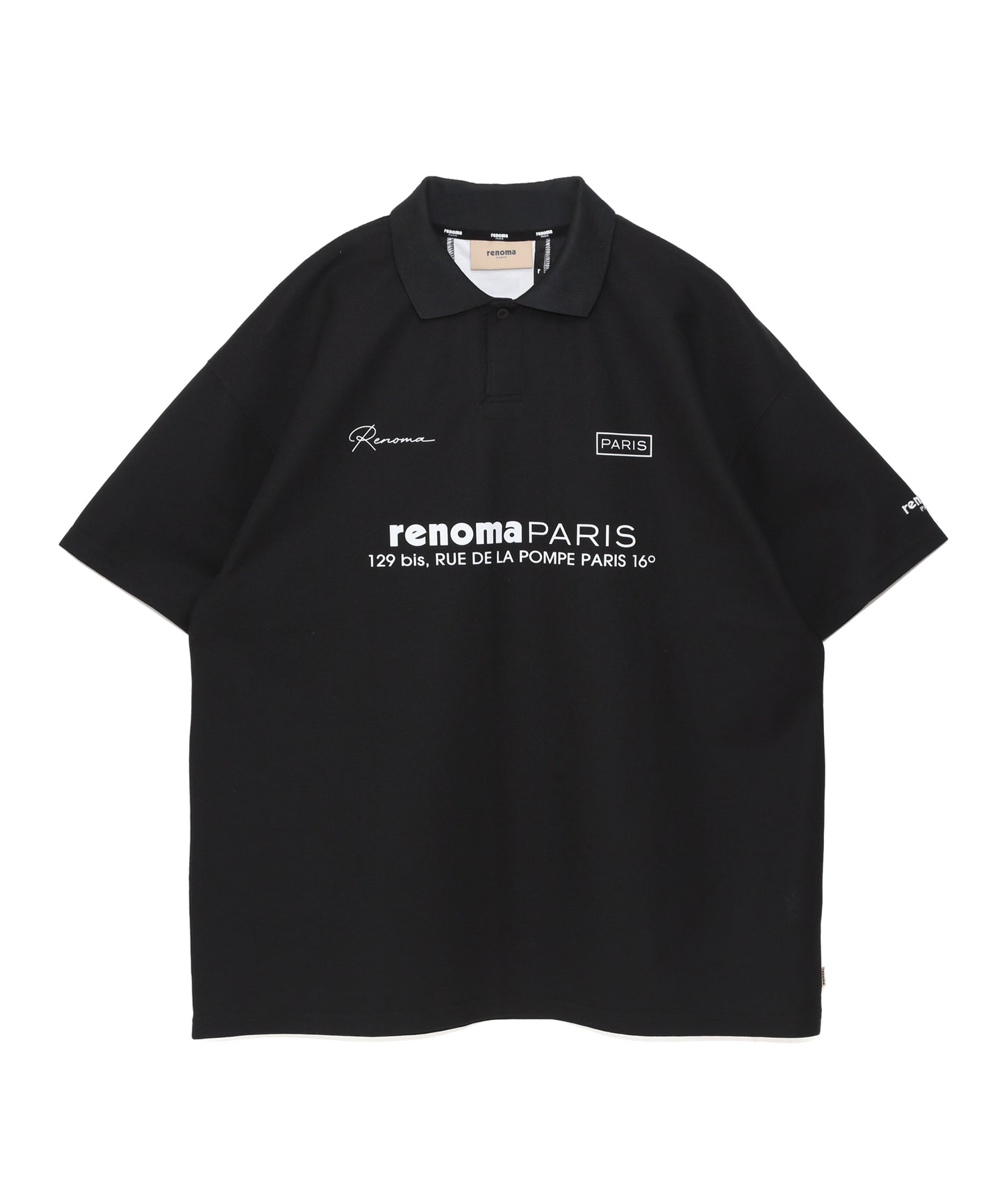 BACK SIDE SWITCHING POLO SHIRTS S/S