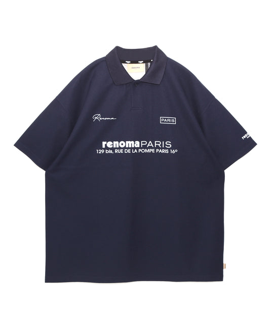 BACK SIDE SWITCHING POLO SHIRTS S/S