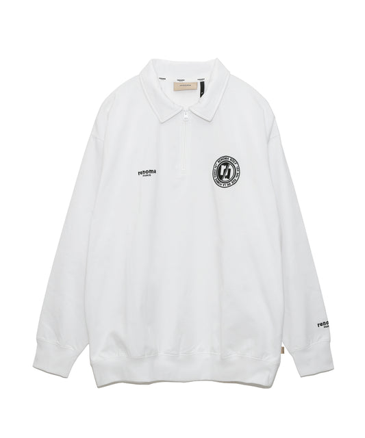 SWEAT SETUP HALF-ZIP POLO L/S