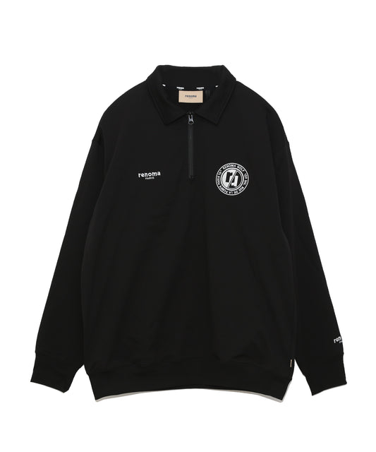 SWEAT SETUP HALF-ZIP POLO L/S