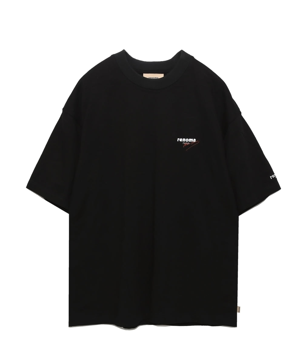 SIGN EMBROIDERY CREW NECK T-SHIRT