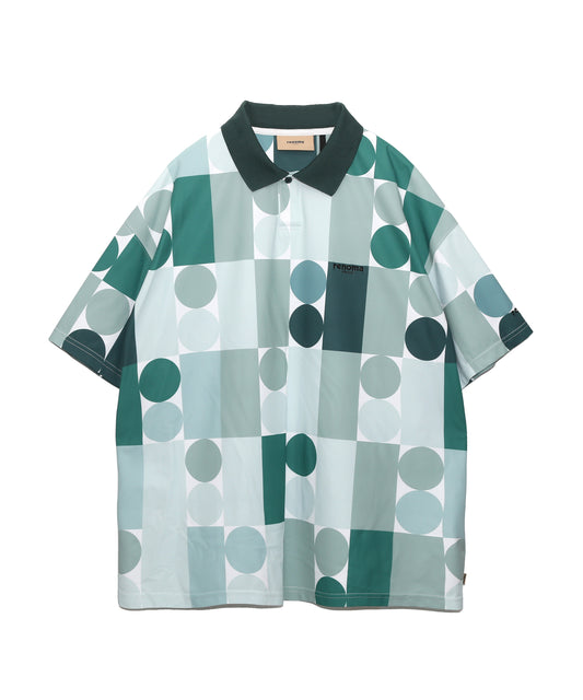 "r" LOGO PRINT CLERIC POLO S/S