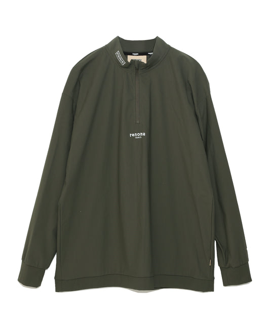 REFLECTORLOGO HALFZIP MOCK NECK L/S