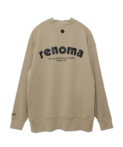 LOGO MOCK NECK PULLOVER L/S