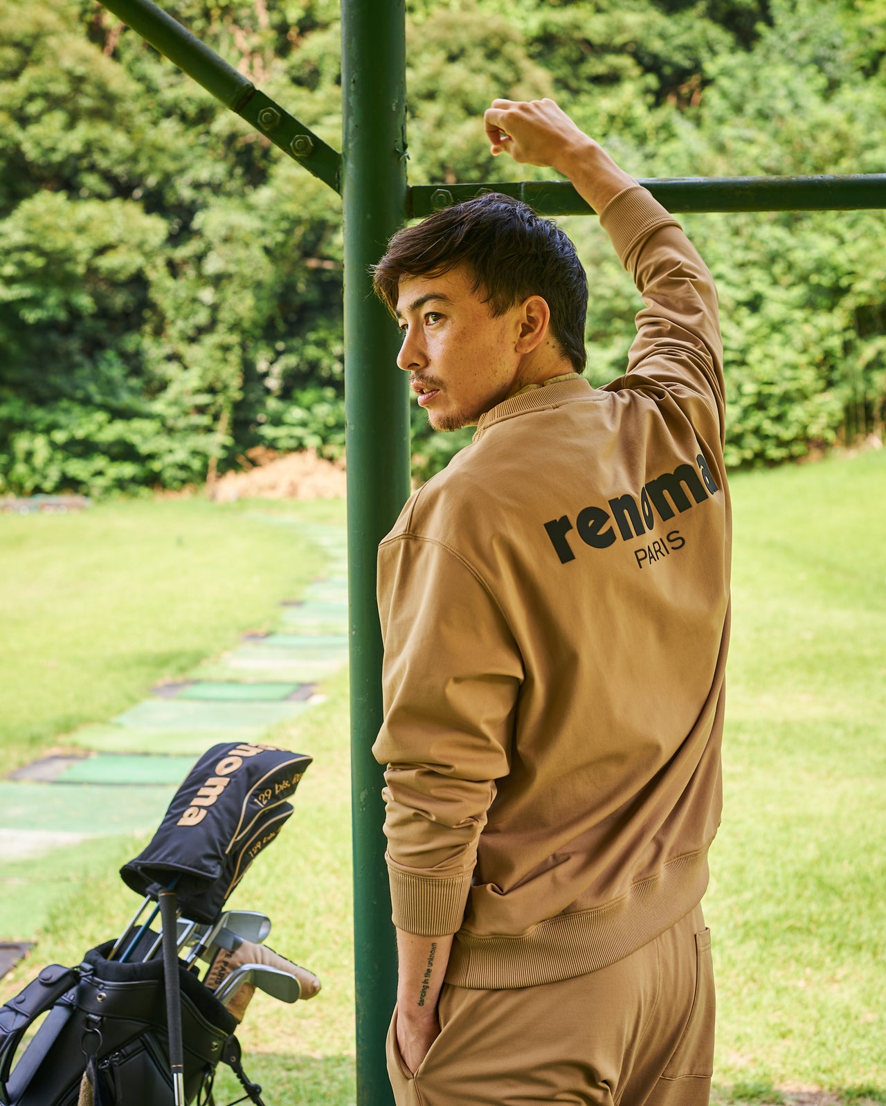 renoma golf レノマゴルフ　パーカー　スウェットパンツ　セットアップ