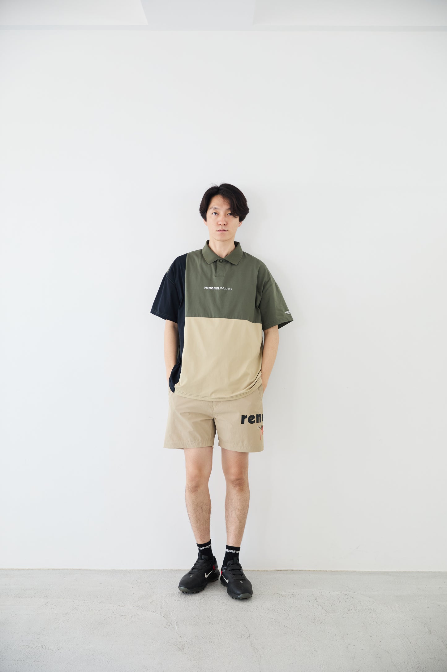 FLAG EMBROIDERY BLOCK POLO S/S