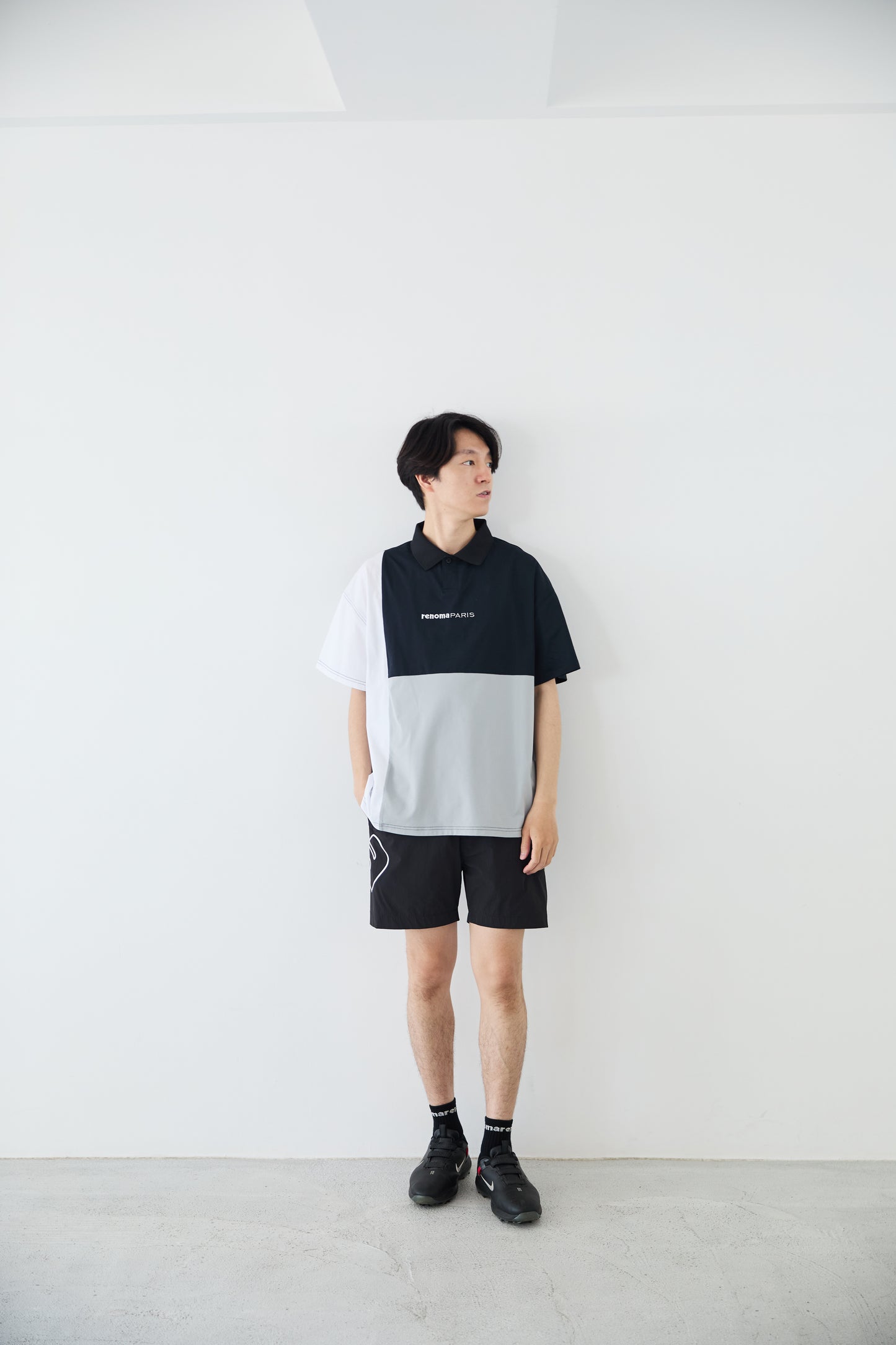 FLAG EMBROIDERY BLOCK POLO S/S