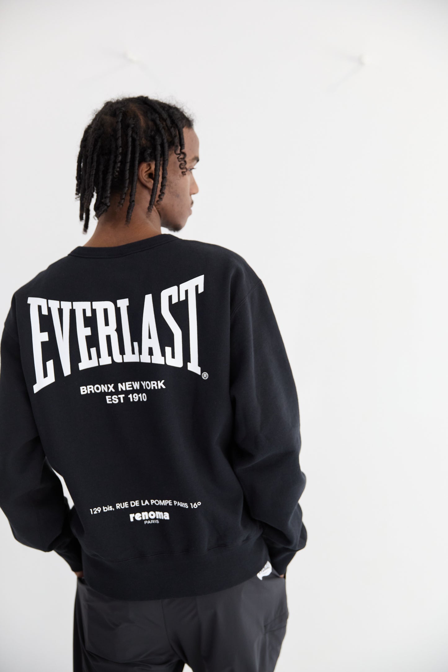 renoma × EVERLAST CREW NECK SWEAT L/S