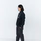 CVC DOUBLE HALF-ZIP MOCK NECK L/S
