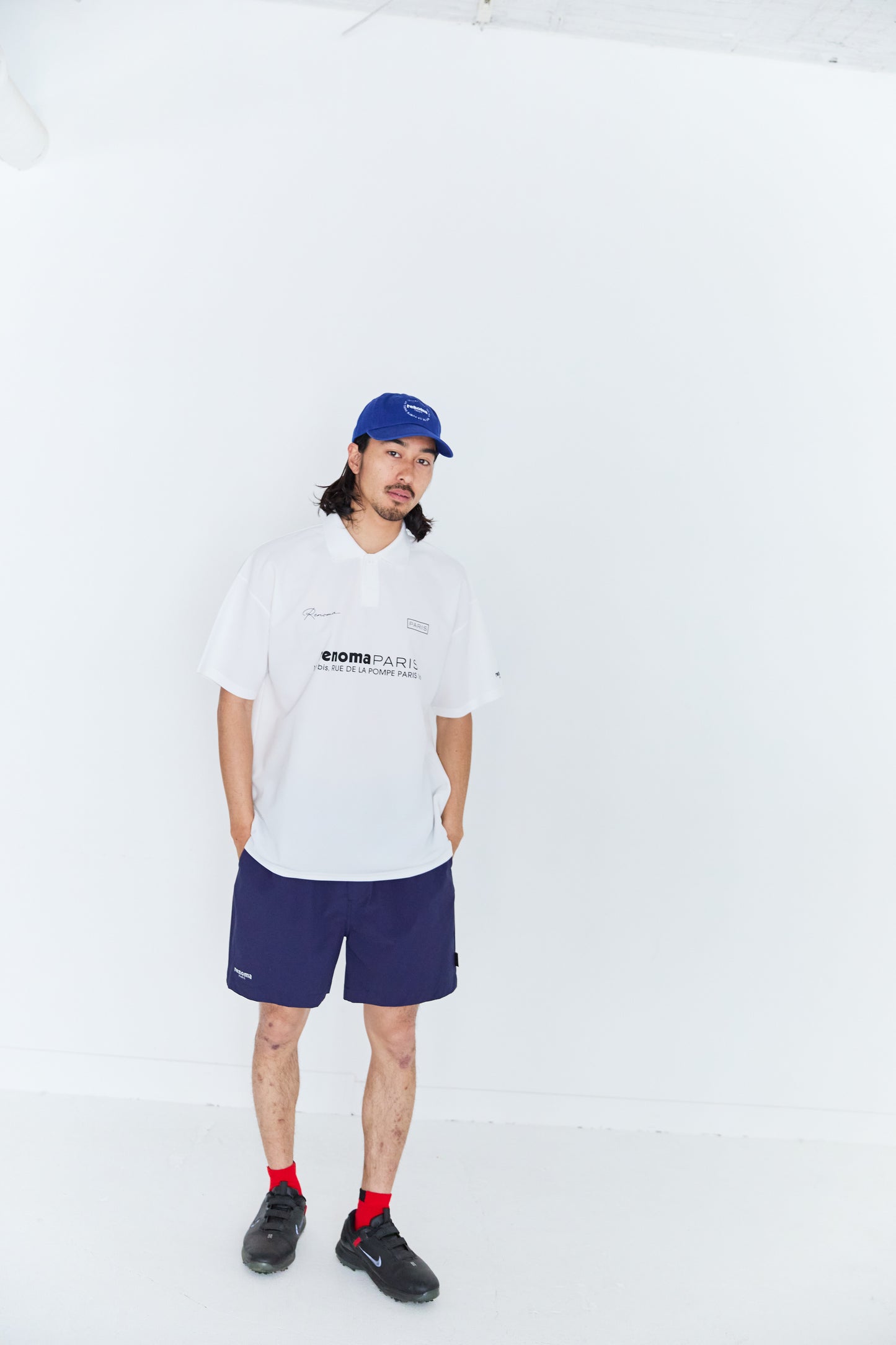 BACK SIDE SWITCHING POLO SHIRTS S/S