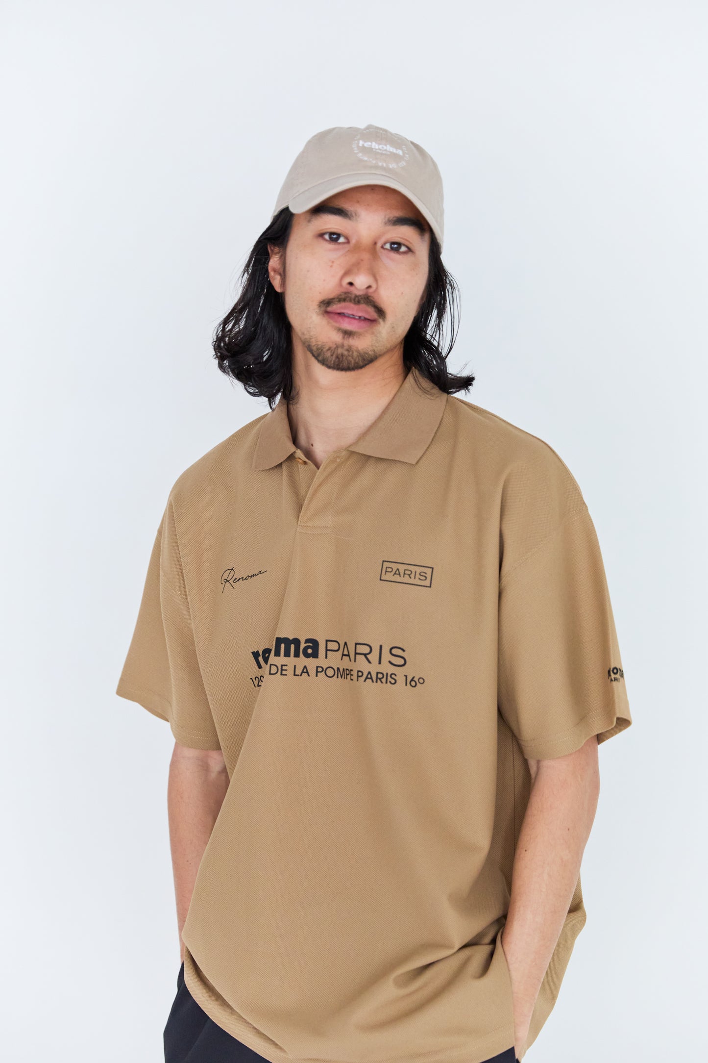 BACK SIDE SWITCHING POLO SHIRTS S/S