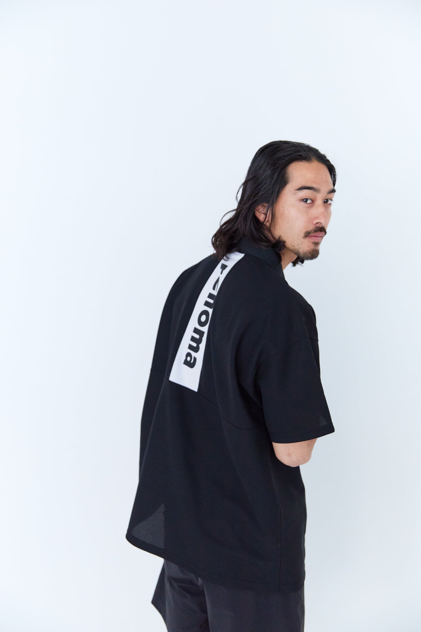 BACK SIDE SWITCHING POLO SHIRTS S/S