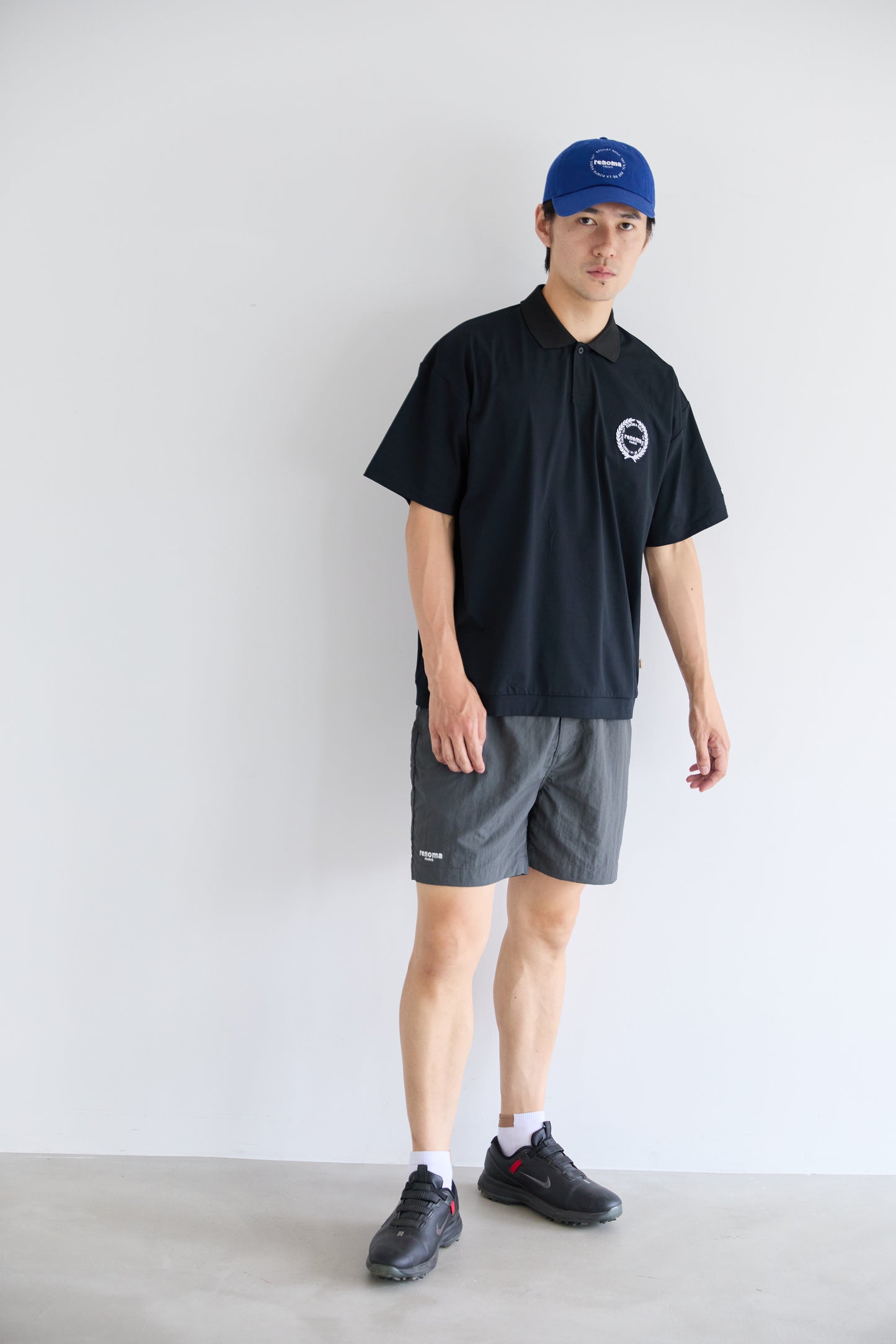 VERTICAL LOGO NYLON SHORTS