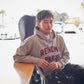 COLLEGE LOGO HOODIE LS