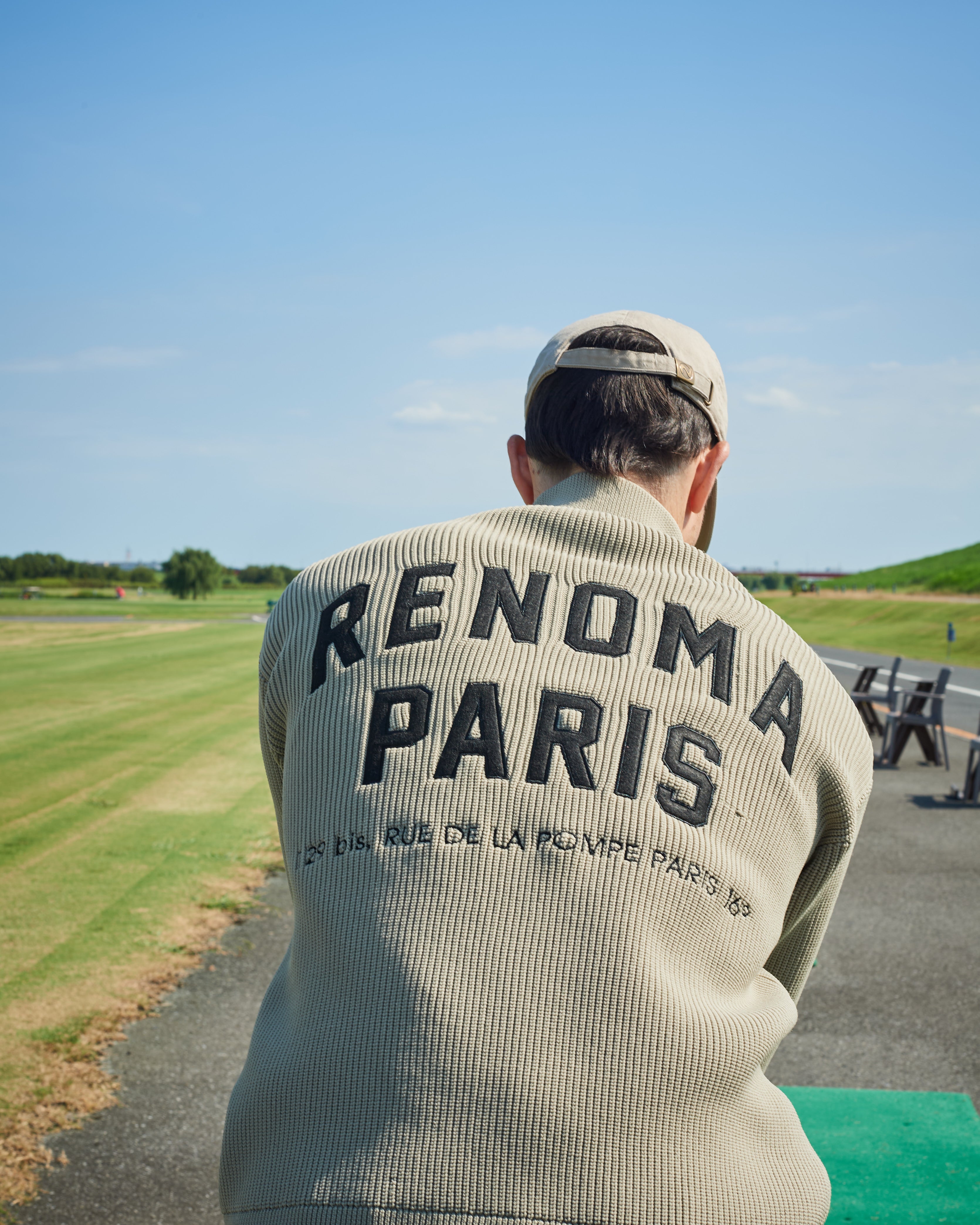 HALF ZIP SWEATER – renoma golf