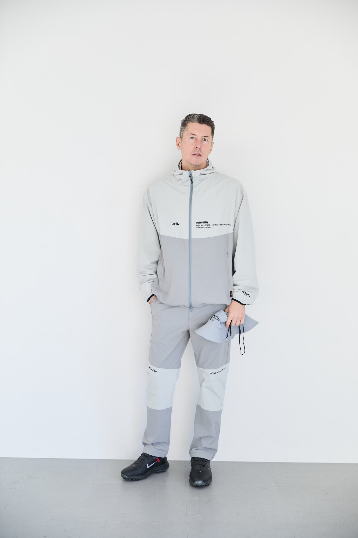 NYLON COLOR SWITCHING HOODIE