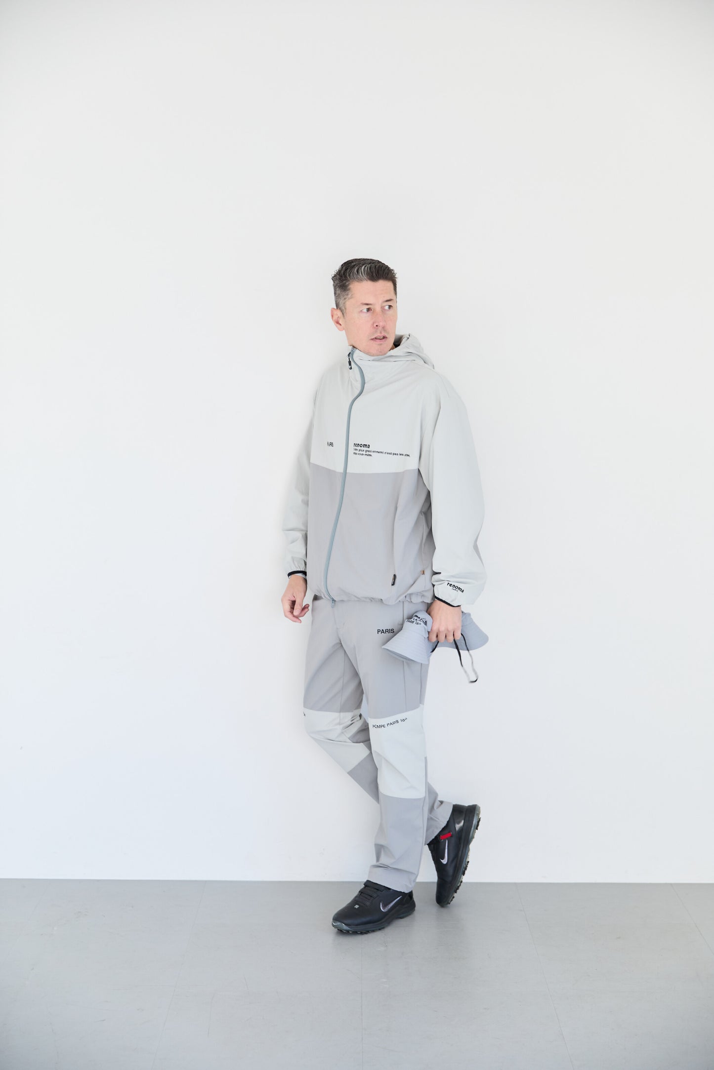 NYLON COLOR SWITCHING HOODIE