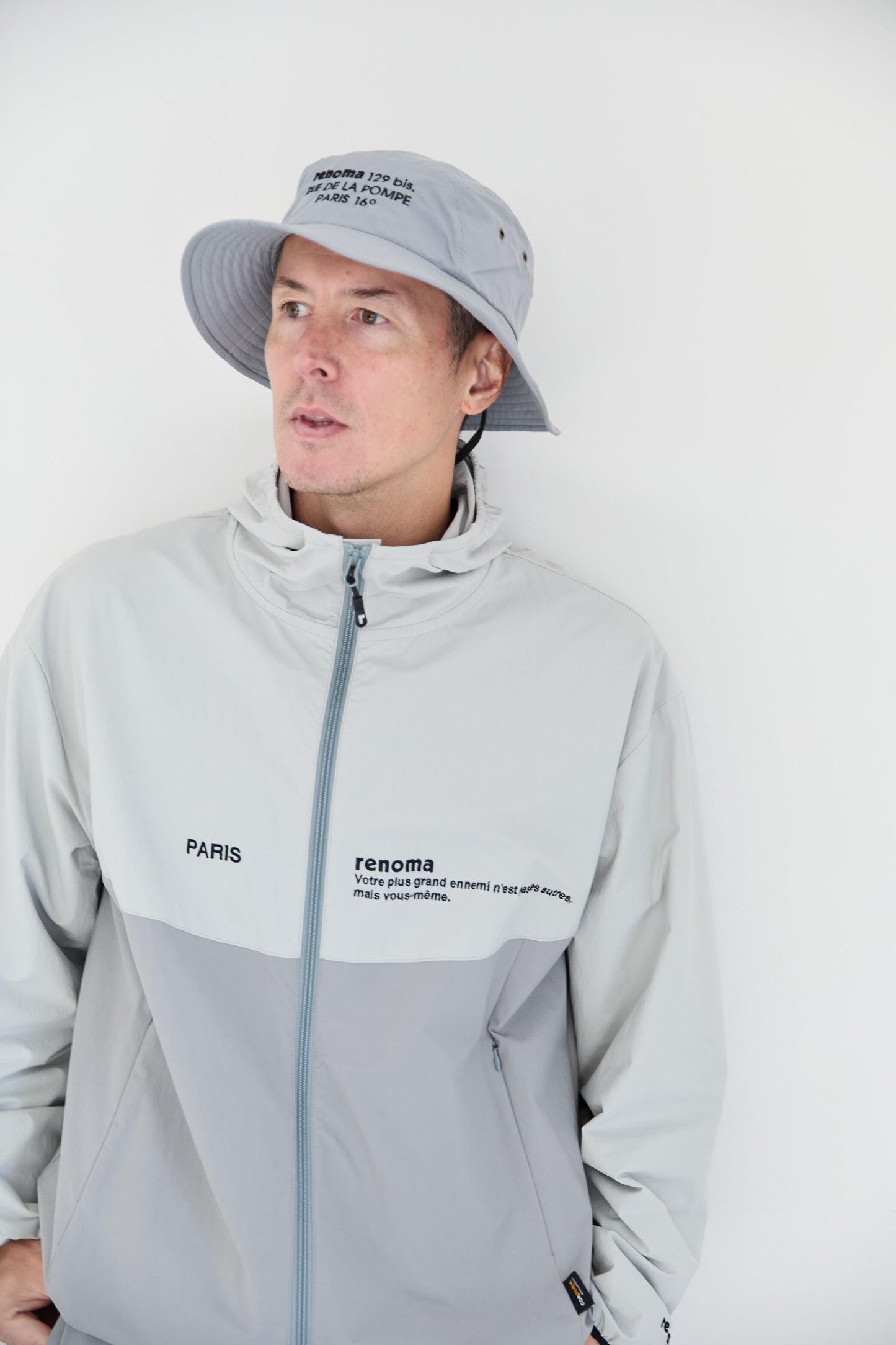 NYLON COLOR SWITCHING HOODIE