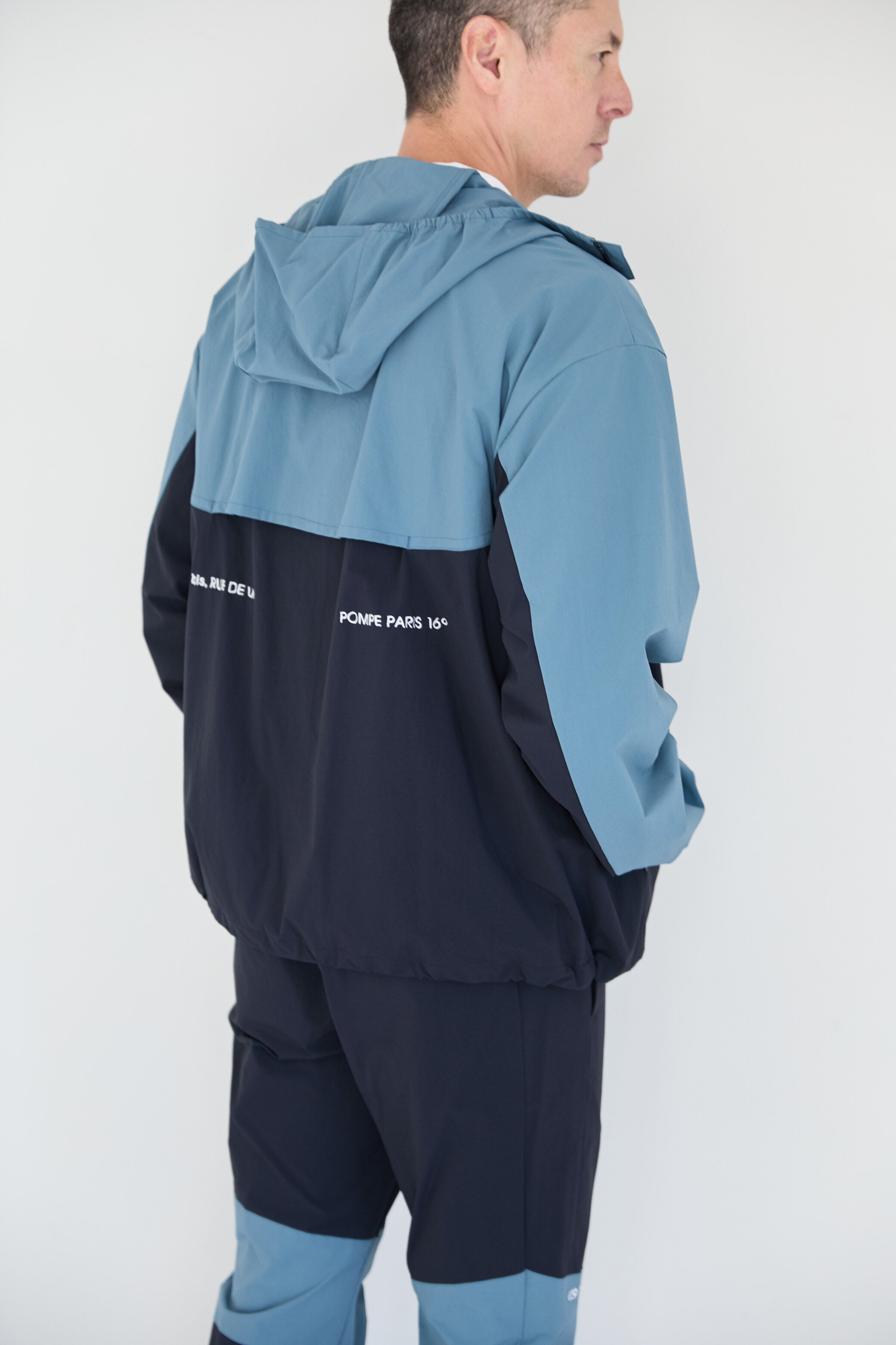 NYLON COLOR SWITCHING HOODIE – renoma golf