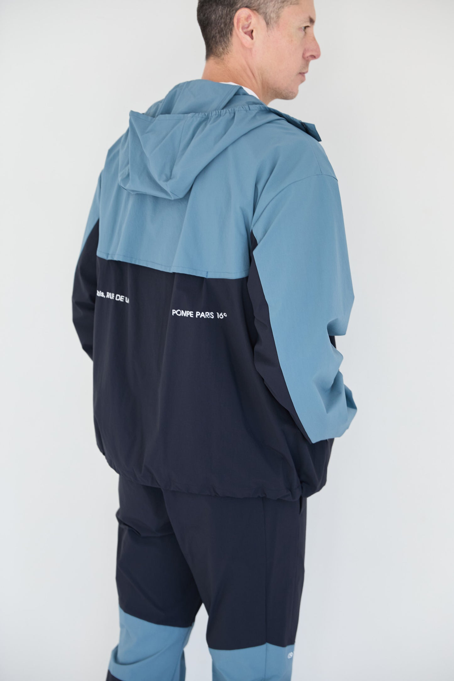 NYLON COLOR SWITCHING HOODIE