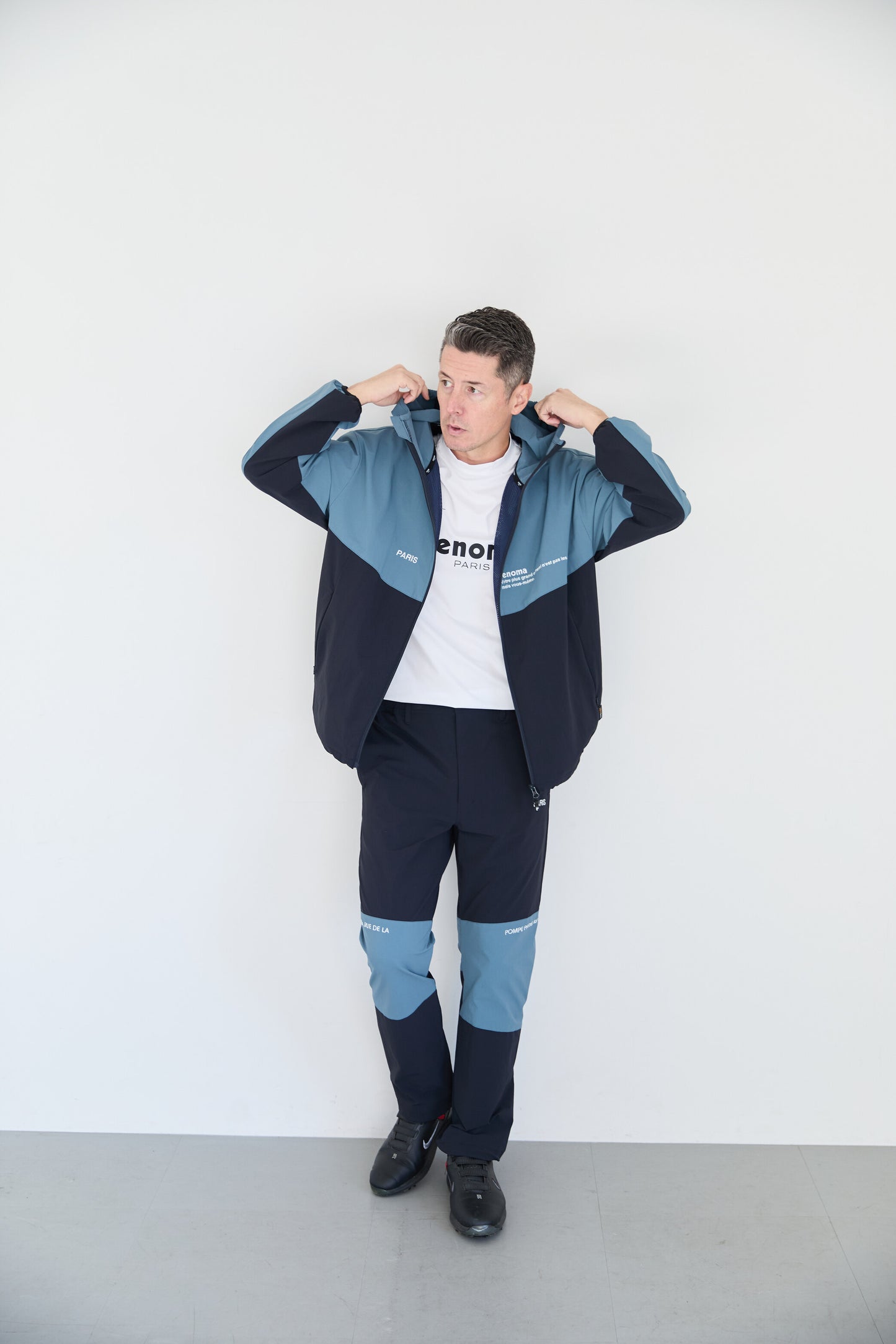 NYLON COLOR SWITCHING HOODIE