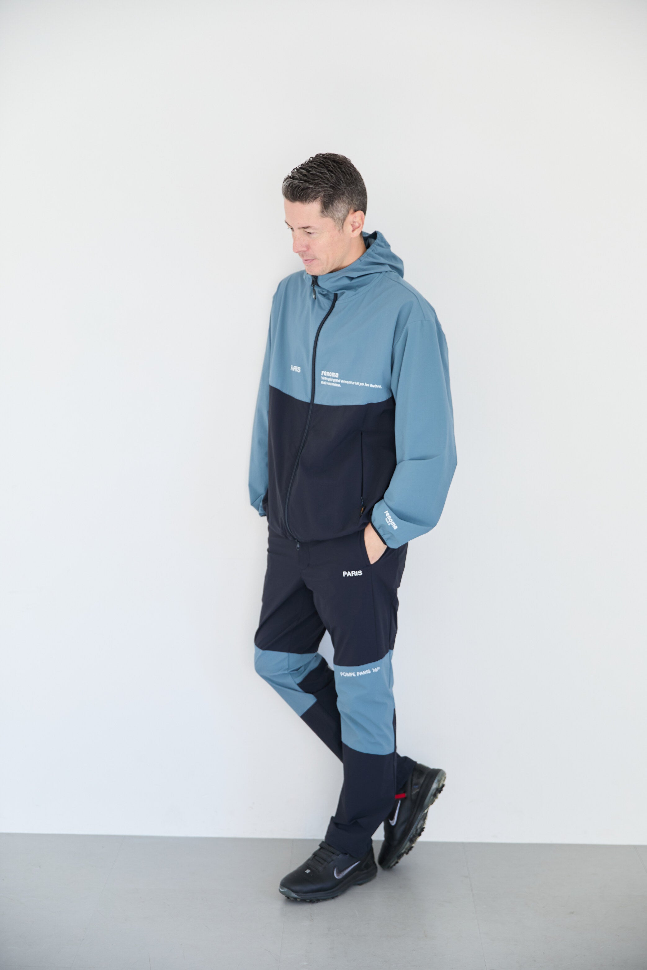 RENOMA GOLF CORDURAセットアップ NYLON COLOR SWITCHING HOODIE – renoma golf