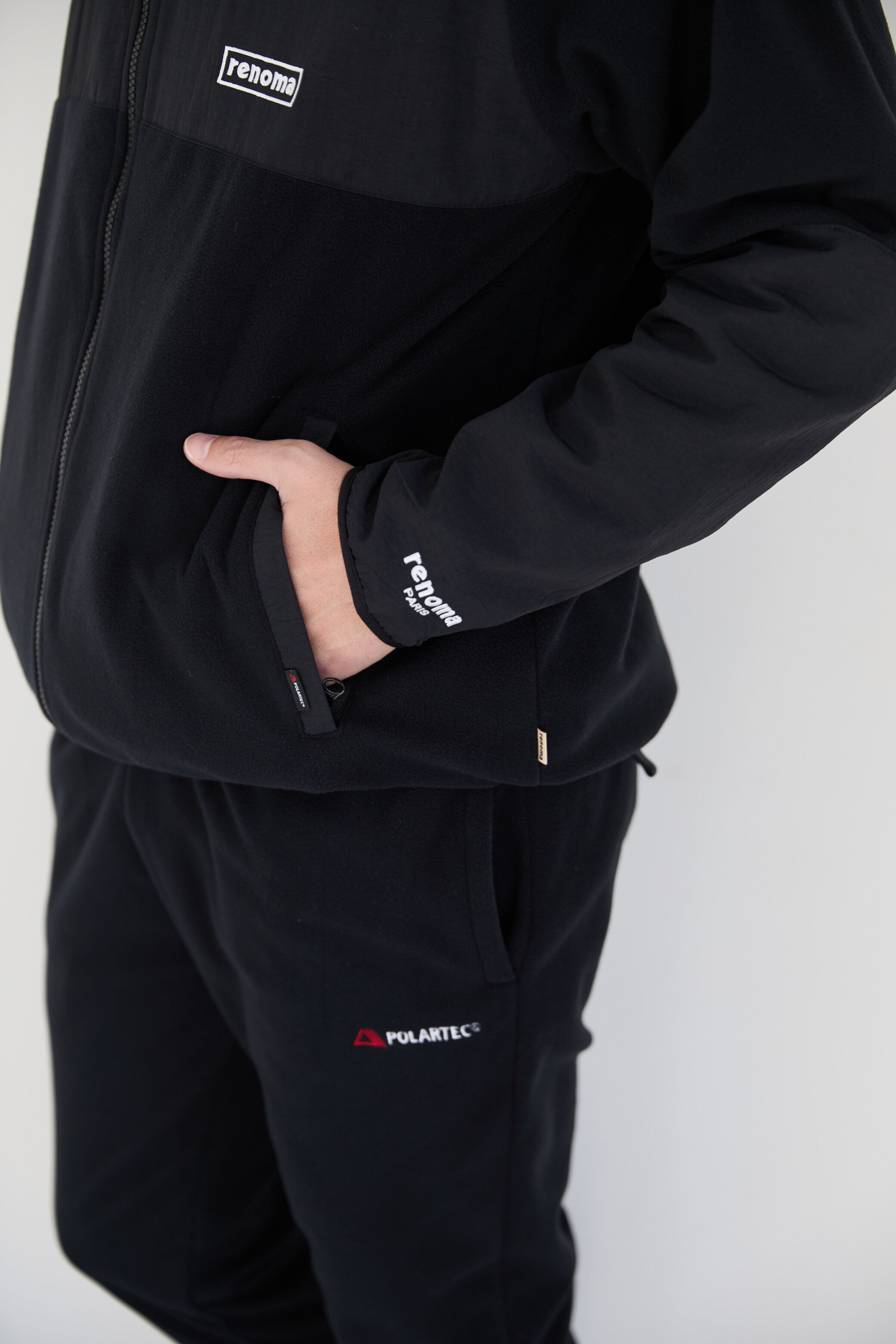 WOVEN SWITCHING FLEECE JK – renoma golf