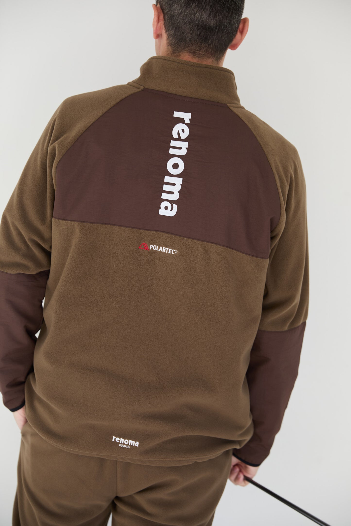 WOVEN SWITCHING FLEECE JK